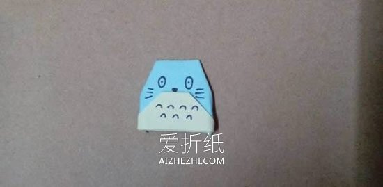 怎么简单折纸龙猫教程 儿童手工立体龙猫折法- www.aizhezhi.com