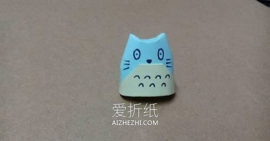 怎么简单折纸龙猫教程 儿童手工立体龙猫折法- www.aizhezhi.com