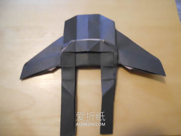怎么折纸战斗机模型 手工SeaVixen战斗机折法- www.aizhezhi.com