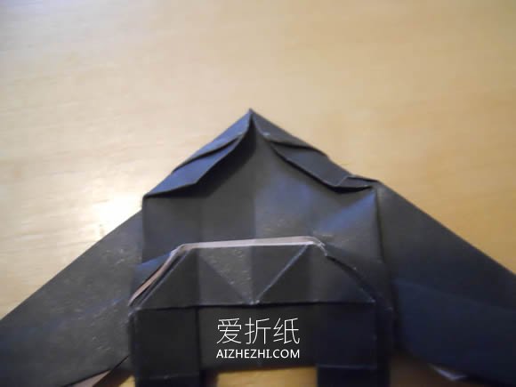 怎么折纸战斗机模型 手工SeaVixen战斗机折法- www.aizhezhi.com