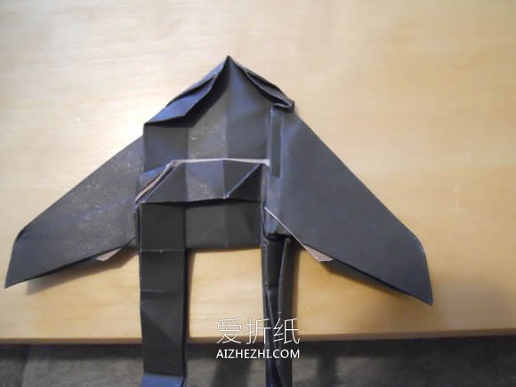 怎么折纸战斗机模型 手工SeaVixen战斗机折法- www.aizhezhi.com