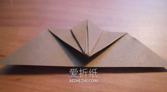 怎么简单折纸蝙蝠飞机 手工可以飞的蝙蝠折法- www.aizhezhi.com