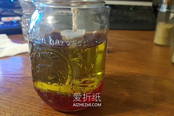 怎么自制油灯的方法 玻璃罐手工制作简易油灯- www.aizhezhi.com