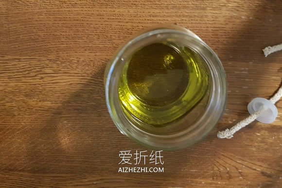 怎么自制油灯的方法 玻璃罐手工制作简易油灯- www.aizhezhi.com