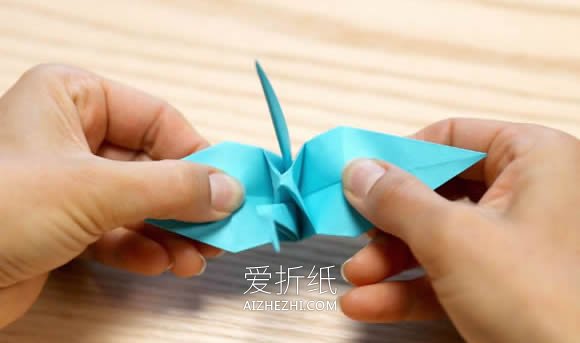 怎么折纸鹤的详细图解 零基础千纸鹤折法教程- www.aizhezhi.com