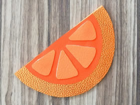 怎么自制笔记本的方法 皮革封面橙子本子制作