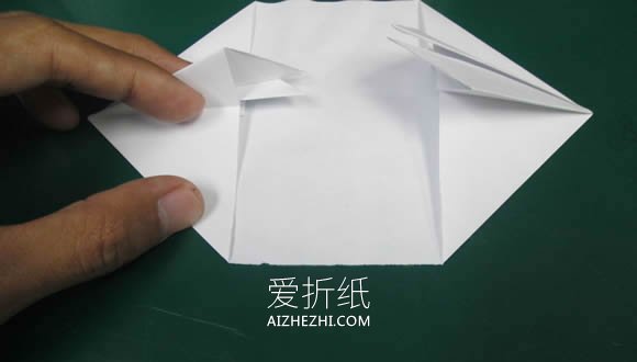 怎么折纸太空飞船图解 手工详细太空船的折法- www.aizhezhi.com