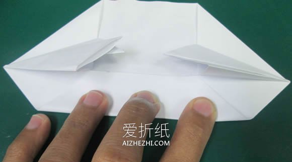 怎么折纸太空飞船图解 手工详细太空船的折法- www.aizhezhi.com