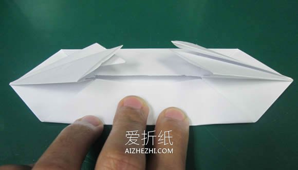 怎么折纸太空飞船图解 手工详细太空船的折法- www.aizhezhi.com