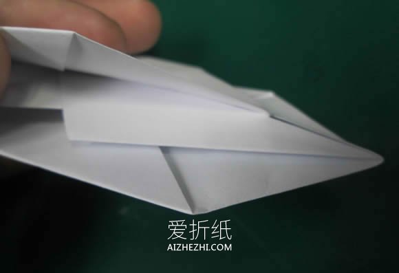 怎么折纸太空飞船图解 手工详细太空船的折法- www.aizhezhi.com