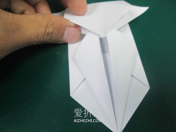 怎么折纸太空飞船图解 手工详细太空船的折法- www.aizhezhi.com