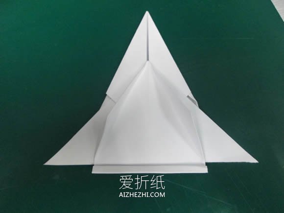 怎么折纸太空飞船图解 手工详细太空船的折法- www.aizhezhi.com