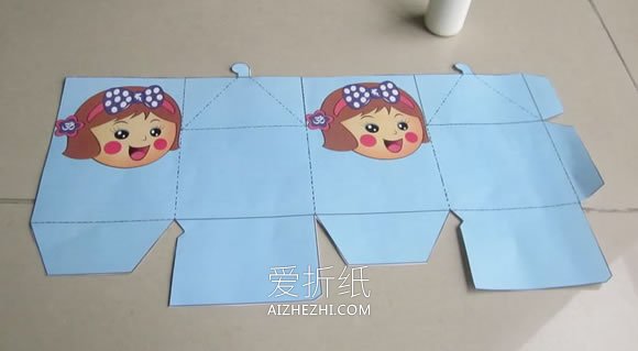 怎么打印制作方形礼品盒 用纸制作便当的方法- www.aizhezhi.com