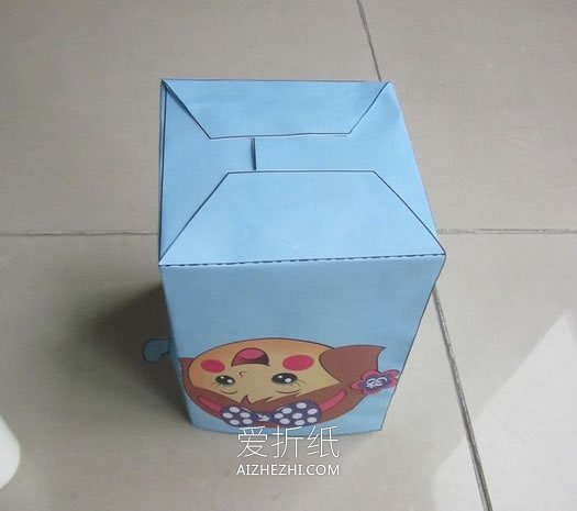 怎么打印制作方形礼品盒 用纸制作便当的方法- www.aizhezhi.com