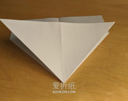 怎么折纸F-15战斗机 手工F15战机的折法图解- www.aizhezhi.com