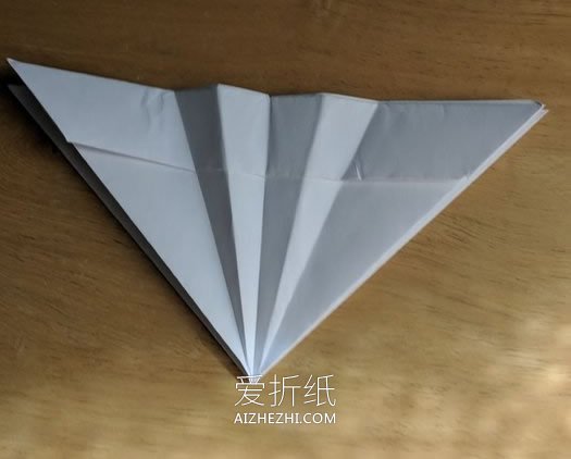 怎么折纸F-15战斗机 手工F15战机的折法图解- www.aizhezhi.com