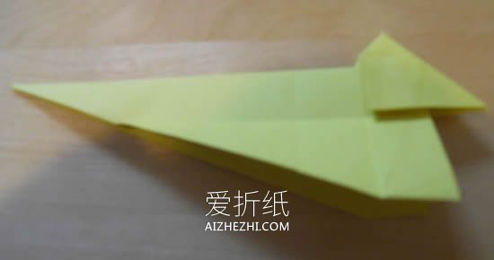 怎么折纸协和式飞机 协和式纸飞机的折法图解- www.aizhezhi.com