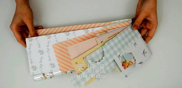 怎么做可爱的纸本子 迷你记事本手工制作教程- www.aizhezhi.com