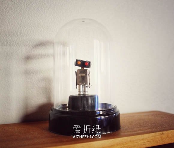 怎么用旧零件做机器人 电子产品制作机器人模型- www.aizhezhi.com