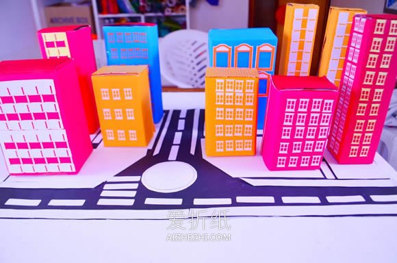 怎么简单做城市模型 儿童手工制作城市的方法- www.aizhezhi.com