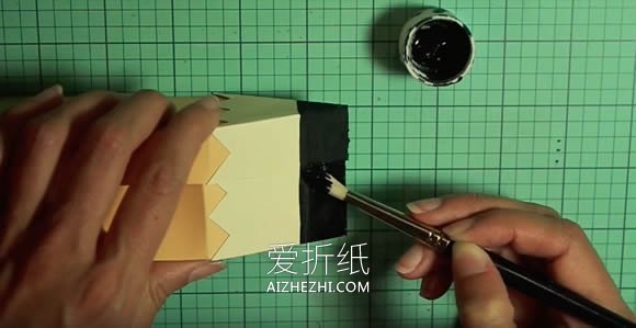 怎么做创意教师节礼品盒 卡纸制作铅笔礼盒方法- www.aizhezhi.com