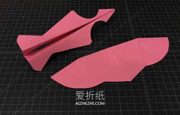 怎么做火烈鸟纸飞机 卡纸制作可以飞的火烈鸟- www.aizhezhi.com