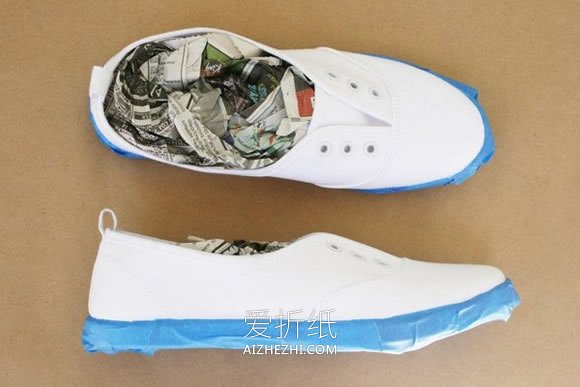 怎么改造旧的帆布鞋 手工帆布鞋染色改造方法- www.aizhezhi.com