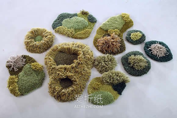怎么做有创意羊毛毯 旧地毯废物利用制作图片- www.aizhezhi.com