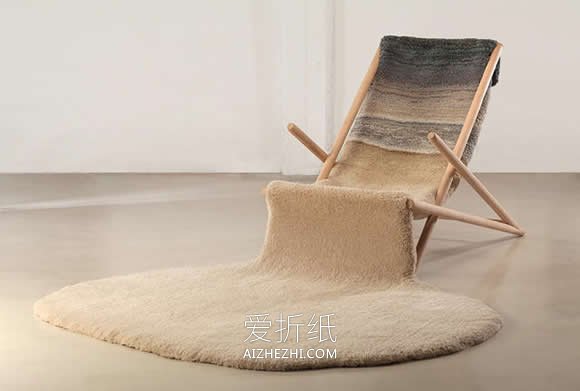 怎么做有创意羊毛毯 旧地毯废物利用制作图片- www.aizhezhi.com