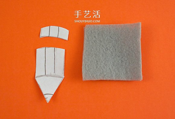 自制创意不织布书签 可爱的铅笔书签手工制作- www.aizhezhi.com