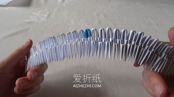 怎么做三角插天鹅图解 三角插制作天鹅工艺品- www.aizhezhi.com