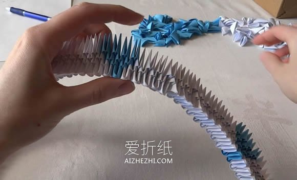 怎么做三角插天鹅图解 三角插制作天鹅工艺品- www.aizhezhi.com