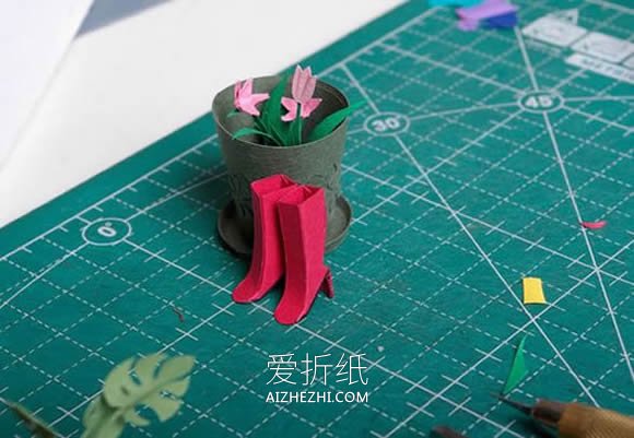 手工制作精致有生活气的纸模型作品图片- www.aizhezhi.com