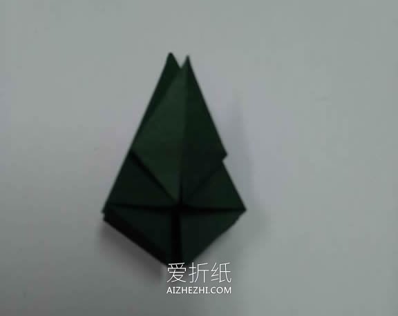 怎么折纸玫瑰花和花萼 手工制作玫瑰发箍做法- www.aizhezhi.com