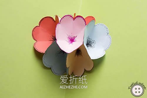 怎么做送妈妈的生日贺卡 立体母亲生日卡片制作- www.aizhezhi.com