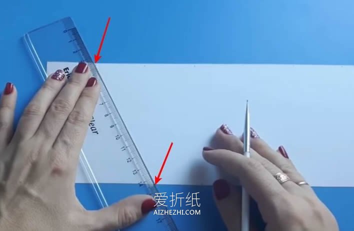 怎么简单手工折纸卡纸笔筒的折法图解- www.aizhezhi.com