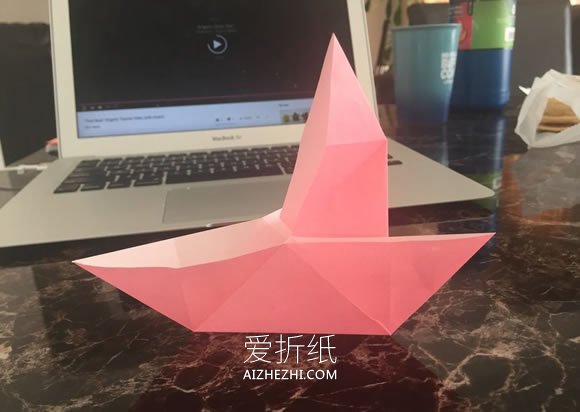 怎么简单折纸小帆船的折法图解教程- www.aizhezhi.com