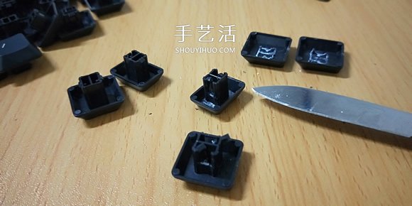 晚晨的创意DIY：废旧电脑键盘鼠标制作机器人- www.aizhezhi.com