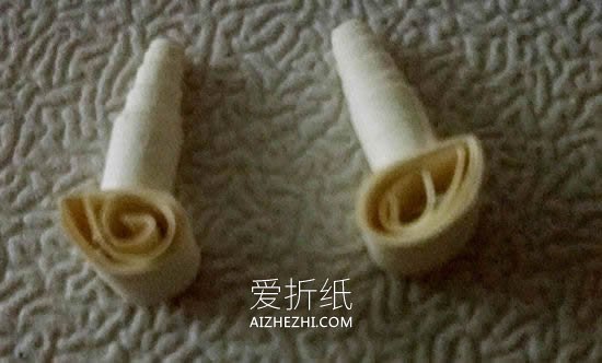 怎么做衍纸女孩图解 花丛中的小女孩衍纸教程- www.aizhezhi.com