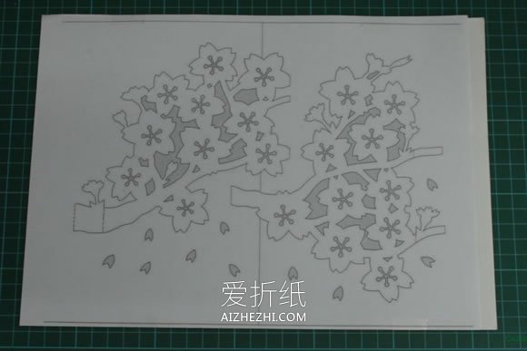 怎么做漂亮情人节贺卡 简单立体樱花卡片制作- www.aizhezhi.com