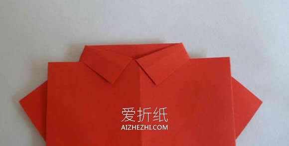 怎么简单折纸衬衫和裤子的折法图解步骤- www.aizhezhi.com