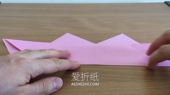 怎么折纸太阳镜图解 手工简单太阳镜的折法- www.aizhezhi.com