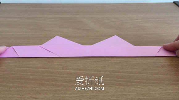 怎么折纸太阳镜图解 手工简单太阳镜的折法- www.aizhezhi.com