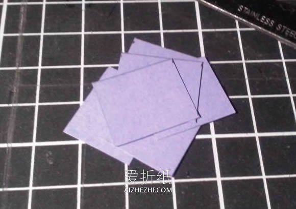 怎么用卡纸做立体纸花的手工制作图解教程- www.aizhezhi.com