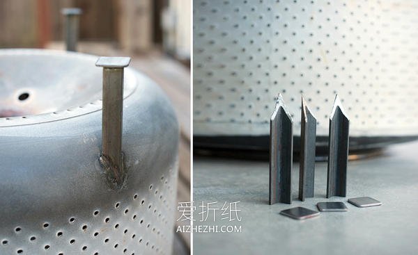 怎么做硬汉风火炉图解 洗衣机内槽制作火炉- www.aizhezhi.com