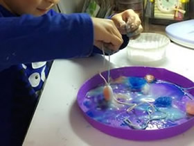 怎么做钓冰块小实验 幼儿手工钓冰块的实验