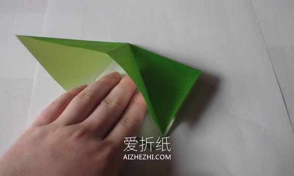 怎么手工折纸千纸鹤的折法步骤图- www.aizhezhi.com