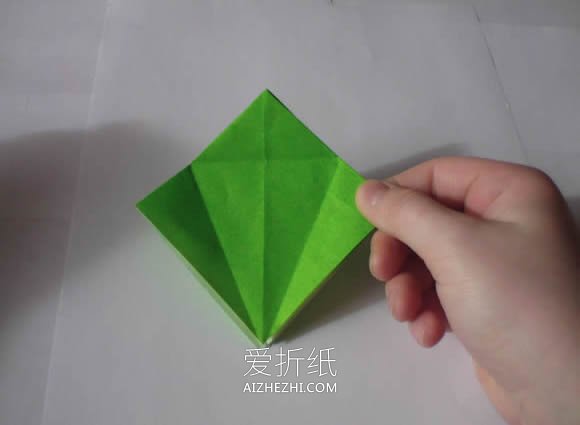 怎么手工折纸千纸鹤的折法步骤图- www.aizhezhi.com