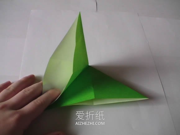 怎么手工折纸千纸鹤的折法步骤图- www.aizhezhi.com