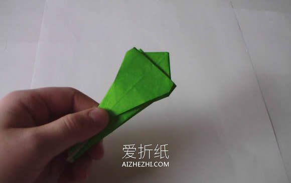 怎么手工折纸千纸鹤的折法步骤图- www.aizhezhi.com